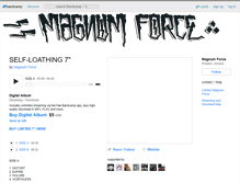 Tablet Screenshot of magnumforce.bandcamp.com