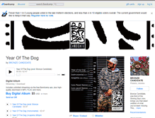 Tablet Screenshot of bronzecandidate.bandcamp.com
