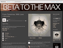 Tablet Screenshot of betatothemax.bandcamp.com