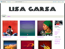 Tablet Screenshot of lizagarza.bandcamp.com