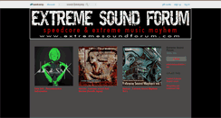 Desktop Screenshot of extremesoundforum.bandcamp.com
