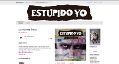 Desktop Screenshot of estupidoyo.bandcamp.com