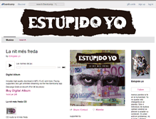 Tablet Screenshot of estupidoyo.bandcamp.com
