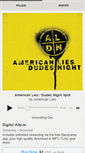 Mobile Screenshot of americanlies.bandcamp.com