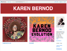 Tablet Screenshot of karenbernod.bandcamp.com
