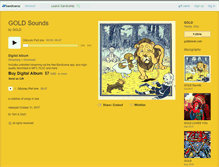 Tablet Screenshot of gold.bandcamp.com