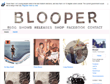 Tablet Screenshot of blooper.bandcamp.com
