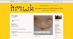 Desktop Screenshot of homework.bandcamp.com