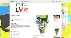 Desktop Screenshot of hrslvr.bandcamp.com