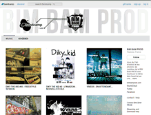 Tablet Screenshot of bimbamprod1.bandcamp.com