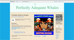 Desktop Screenshot of perfectlyadequatewhales.bandcamp.com