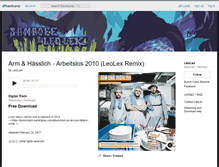 Tablet Screenshot of leolex.bandcamp.com