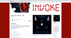 Desktop Screenshot of invoke.bandcamp.com