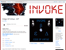 Tablet Screenshot of invoke.bandcamp.com