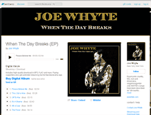Tablet Screenshot of joewhyte.bandcamp.com