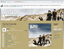 Tablet Screenshot of blessedindisguise.bandcamp.com