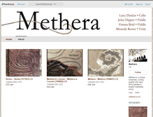 Tablet Screenshot of methera.bandcamp.com