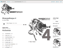 Tablet Screenshot of jimmysingh.bandcamp.com