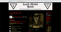 Desktop Screenshot of caribmetalhorde.bandcamp.com