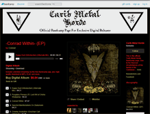 Tablet Screenshot of caribmetalhorde.bandcamp.com