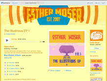 Tablet Screenshot of esthermoser.bandcamp.com