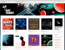 Tablet Screenshot of marsfrequency.bandcamp.com