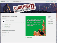 Tablet Screenshot of dudebro.bandcamp.com