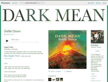 Tablet Screenshot of darkmean.bandcamp.com