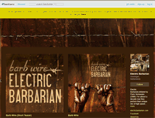 Tablet Screenshot of electricbarbarian.bandcamp.com