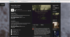 Desktop Screenshot of heinaliandmattfinney.bandcamp.com