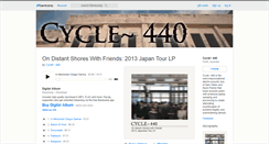 Desktop Screenshot of cycle440.bandcamp.com