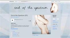 Desktop Screenshot of endofthespectrum.bandcamp.com