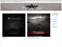 Tablet Screenshot of cultussabbati.bandcamp.com