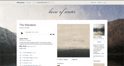Desktop Screenshot of bornofwater.bandcamp.com