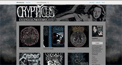 Desktop Screenshot of crypticus.bandcamp.com