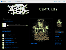 Tablet Screenshot of destroythecolossus.bandcamp.com