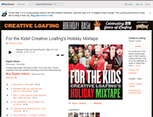 Tablet Screenshot of creativeloafing.bandcamp.com