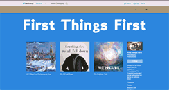 Desktop Screenshot of firstthingsfirst.bandcamp.com