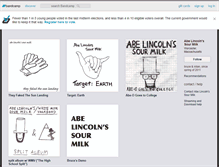 Tablet Screenshot of abelincolnssourmilk.bandcamp.com