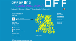 Desktop Screenshot of 0ff3r1ng.bandcamp.com