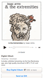 Mobile Screenshot of isaacarms.bandcamp.com
