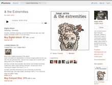 Tablet Screenshot of isaacarms.bandcamp.com