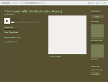 Tablet Screenshot of machinotaur.bandcamp.com
