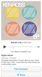 Mobile Screenshot of kenrossmusic.bandcamp.com