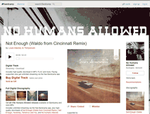 Tablet Screenshot of nohumansallowed.bandcamp.com
