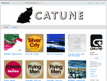 Tablet Screenshot of catune.bandcamp.com