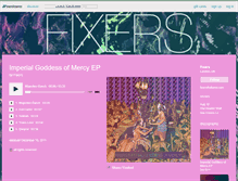 Tablet Screenshot of fixerstheband.bandcamp.com
