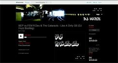 Desktop Screenshot of djhuzz.bandcamp.com