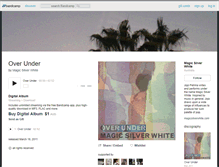 Tablet Screenshot of magicsilverwhite.bandcamp.com