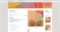 Desktop Screenshot of morgankasprowiczmusic.bandcamp.com